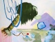 Caroline Pages - Sem t�tulo (lianas azuis), 2018